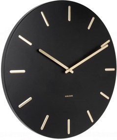 Dizajnové nástenné hodiny Karlsson 5716BK