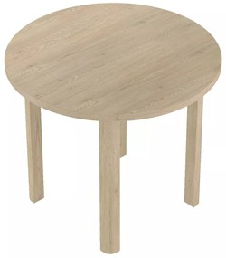 Kulatý jídelní stůl Adam 80 cm dub cremona torro