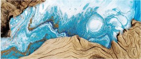 Obraz - Drevo (120x50 cm)