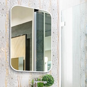 Zrkadlo Mirel SLIM White Rozmer zrkadla: 80 x 110 cm