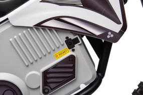 LEAN CARS Elektrická motorka krosová A9901 36V, biela