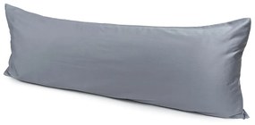 4Home obliečka na Relaxačný vankúš Náhradný manžel satén sivá, 50 x 150 cm