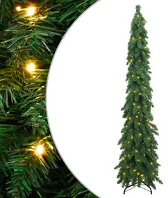 Umelý predsvietený vianočný stromček so 130 LED 210 cm 357693