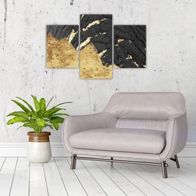 Obraz - Zlatá štruktúra N⁰1 (90x60 cm)