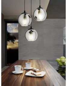 Eglo 98653 - Luster na lanku ARISCANI 3xE27/40W/230V