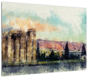 Obraz - Akropolis, Atény, Grécko (70x50 cm)