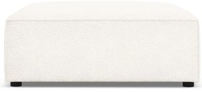 Béžová podnožka z textílie bouclé Jodie – Micadoni Home