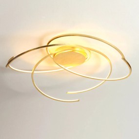 Escale Space LED svetlo 80 cm lístkové zlato