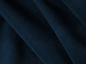 Čalúnená posteľ milany s úložným priestorom 160 x 200 cm zamat modrá MUZZA
