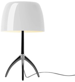 Foscarini Lumiere piccola čierna/biela stmieva