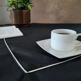 BEHÚŇ NA STÔL DORITA 40X200 CM ČIERNY