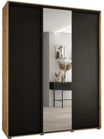 Skriňa 45 Canaris 3 200 artisan/čierna/čierna