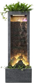 Záhradná fontána BestBerg EF-24 / polyresin / 47 x 26 x 127 cm