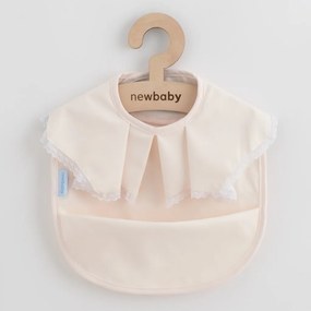 Luxusný umývateľný podbradník New Baby 34x25 cm girl