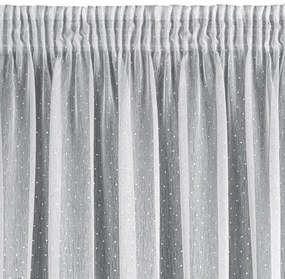 ZÁCLONA NA PÁSKE SIBEL 300X150 CM BIELA