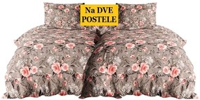 Obliečky Ružičky Bavlna 2x70x90 2x140x200 cm