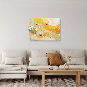 Sklenený obraz - Abstraktné pozadia so zlatým dekorom (70x50 cm)