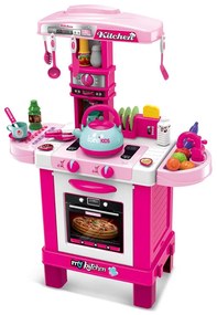 Detská kuchynka Baby Mix malý šéfkuchár ružová