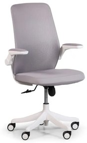 Kancelárska stolička so sieťovaným operadlom BUTTERFLY, sivá