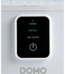 DOMO DO9292IB kompresorový výrobník ľadu, biela