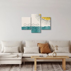 Obraz - Abstraktná maľba pláže N⁰1 (90x60 cm)