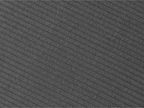 Sivá menčestrová pohovka 250 cm Tina – Bobochic Paris