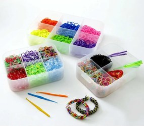 Plastový úložný organizér Pure Box A5 s priehradkami, mliečny