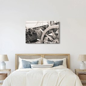 Obraz - Kormidlo plachetnice (90x60 cm)