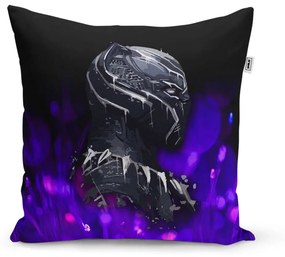 Sablio Vankúš BLACK PANTHER Fialová luminiscencia - 60x60 cm
