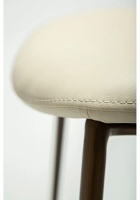Slonovinová jedálenská stolička z imitácie kože Zone – DAN-FORM Denmark