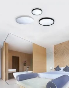LED stropné svietidlo Malta R 40 3000K čierne