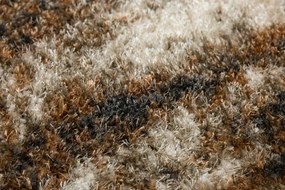 Koberec SHAGGY PUFFY Y615B antracitový / medený