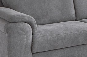 Rohová sedacia súprava Omaha, šedá látka, bez funkcií