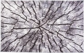 Protišmykový koberec NOVO peň / sivý