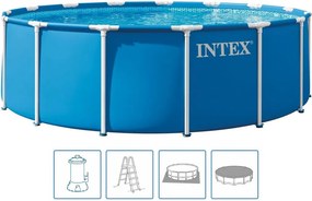 INTEX METAL FRAME Bazén 457 x 122 cm s filtráciou 220–240 V 28242ND