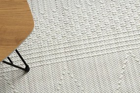 Koberec NANO EM52A romby, biely