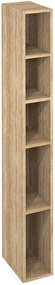 Sapho Sapho, ESPACE otvorená policová skrinka 20x172x32cm, dub Alabama, ESC100-2222