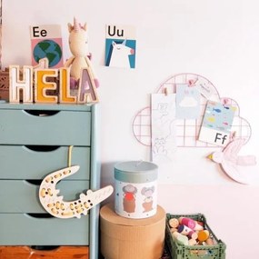 Montessori drevená prepletacia hračka - krokodíl