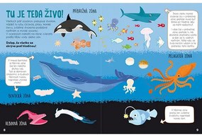 Samolepková knižka-svieti v tme Oceán