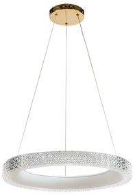 Toolight Toolight, LED stropné svietidlo 60cm MS002-CP, ružové zlato, OSW-09611
