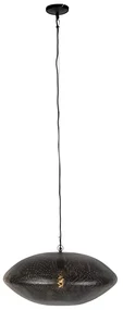 Orientálne závesné svietidlo čierne so zlatom 60 cm - Radiance