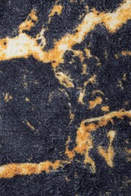 Protišmykový koberec MILANO 90055-01 čierny / zlatý