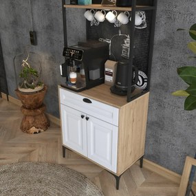 Skriňa Jehy Walnut and White