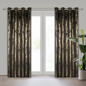 ZATEMŇOVACÍ ZÁVES NA KRÚŽKOCH RENIA 140X250 CM VZOROVANÁ