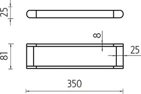 Nimco Držiak na uteráky, 35 cm NAVA - NA 28035
