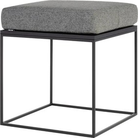 Sivá čalúnená stolička Feo – noo.ma