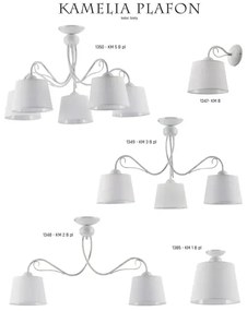 Jupiter 1350 - KM 5 PB - Stropné svietidlo KAMELIA 5xE27/60W/230V