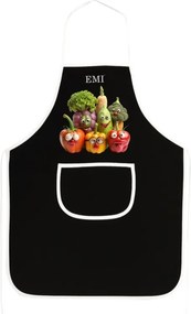 Kuchynská zástera Freshy EMI, čierna