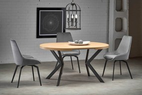 Jedálenský rozkladací stôl Peroni 100/250 cm dub remeselný zlatý/čierny