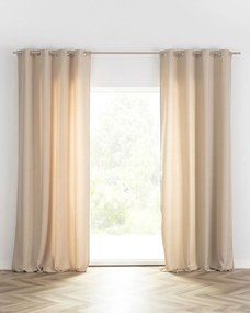 Záves BASIC s kolieskami 140x280 cm béžovy 1 ks.